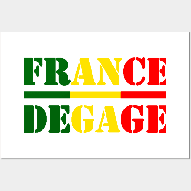 France Degage du Mali Wall Art by Tony Cisse Art Originals